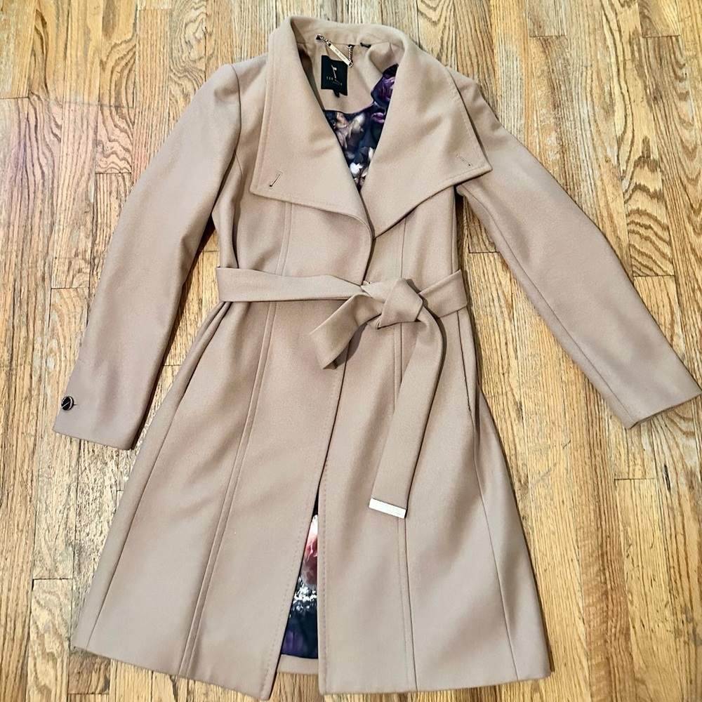 Ted Baker Wool belted coat